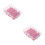 200Pcs Heart-Shaped Push Pin Tacks Red Plastic for Bulletin Board Use 9