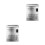 2Pcs Durable Silver Metal Photo Letter Box Decorative Accessory 4