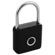 4Pcs Black Fingerprint Lock Zinc Alloy for Outdoor Luggage Cabinet