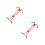 2Pcs Iron Fire Extinguisher Brackets Wall Mount Red Storage Holders 4