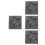 4Pcs Durable Black Graphite Molds for Small Volume Metal Casting 4
