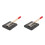 2Pcs Flooring Tapping Block with Comfortable Wooden Handle Black 6