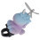 3Pcs Multi PVC Unicorn Dolls Motorcycle Handlebar Decor Unique Design 3
