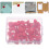200Pcs Heart-Shaped Push Pin Tacks Red Plastic for Bulletin Board Use 10