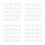 80Pcs Clear Vertical Blind Clips Plastic Replacement for Window Blinds 4