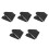 5Pcs Black Oxford Cloth Printer Guard Sleeve Universal Dustproof Cover 6