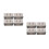 8Pcs Black Plastic Multifunctional Display Boxes for Home and Office 5