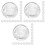 120Pcs Transparent Beaded Chain Crimp Stops for Vertical Blind Repair 5