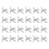 48Pcs Reusable Metal Airplane Pushpins Silver Thumb Tacks for Notes 3