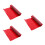 3Pcs Red Colored Plastic Sheets Pet Film Gels for Ambient Light 6