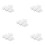 500Pcs Portable White Plastic Bug Display Boards for Entomology Study 9