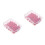 200Pcs Heart-Shaped Push Pin Tacks Red Plastic for Bulletin Board Use 6