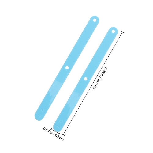 12Pcs Sky-Blue Plastic Math Demonstration Strips for Hands-on Learning 1