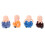 8Pcs Resin Monk Figurine Set Creative Car Interior Dashboard Ornaments 3