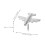 48Pcs Reusable Metal Airplane Pushpins Silver Thumb Tacks for Notes 8