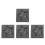 4Pcs Durable Black Graphite Molds for Small Volume Metal Casting 5