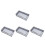 4Pcs Dark Grey Waterproof Socket Covers ABS for Home and Bathroom Use 6