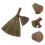6Pcs Traditional Grass Broom Lightweight Handheld Sweeper for Home Use 10