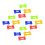 32Pcs Children Dumbbell Set ABS Material Workout Toys Assorted Colors 8