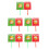 10Pcs Reusable Plastic True False Paddles for School and Home Training 6