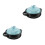 2Pcs Ceramic Casserole Pots Blue Cooking Pots for Home Kitchen 5