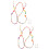 2St Brillenketting Met Bamboe Kralen Vrouwen Multi 8