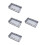 4Pcs Dark Grey Waterproof Socket Covers ABS for Home and Bathroom Use 8