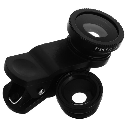 2Ensembles Kit Lentilles Téléphone Macro Noir Clip Polyvalent 1