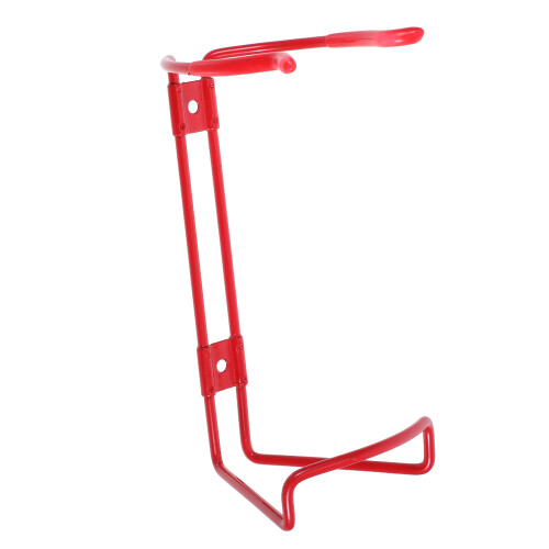 2Pcs Iron Fire Extinguisher Brackets Wall Mount Red Storage Holders 1