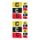 18St Kapiteinsband Voor Voetbal Nylon Elastisch Multicolor Comfortabel 5