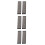 6Pcs Multi Color Rhinestone Shift Knob Covers Bling Car Interior Decor 7