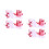 8Paren Bloedige Cosplay Handschoenen Knitted Horror Accessoire 6