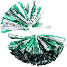 4Stk Glänzende Pom Poms PVC Pes Für Tanz Und Sportveranstaltungen