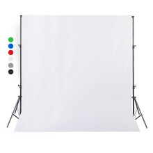 3Pcs White Durable Photo Backdrop Cloth for Professional Photography
