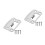 2Sets Tür-Schlagplatten Universal Sicherheitsschutz 4