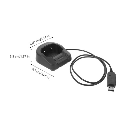 Ladestation USB Kabel Schwarz Robust Kompakt 1