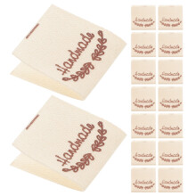 250Stk Beige Stoffetiketten Für Und Handgefertigte Dekorationen