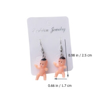 15Paare Ohrhänger Resin Damen Modeschmuck