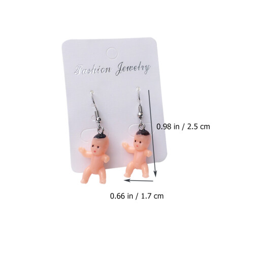 15Paare Ohrhänger Resin Damen Modeschmuck