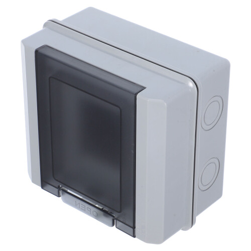 2Sets IP65 ABS Verteilerbox Grau 5- Stromschutz Outdoor Indoor
