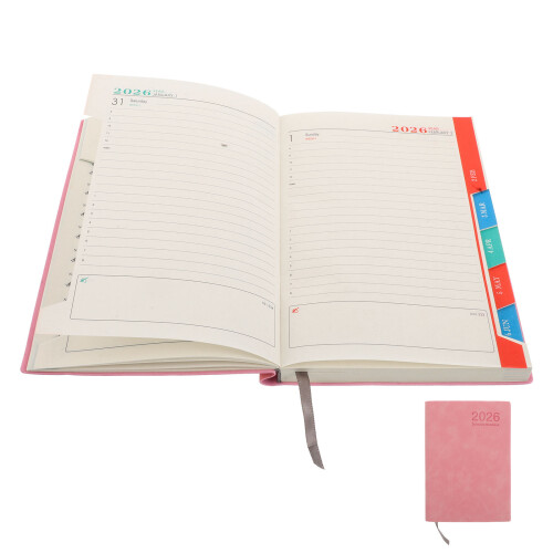 3Stk Kompakter Pinker 2026 Kalender Planer Für Und Studium 2