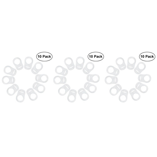 3Pièces Clips De Bébé Silicone Anneaux Fixation Facile 2