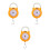 3Pièces Balance Mini À Ressort Portable Pour Sac Et 10