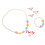 2Ensembles Bijoux Licorne Fille Collier Bracelet 1