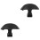 2Pièces Repose- Noir En Cuir Mousse Ergonomique Confortable 5