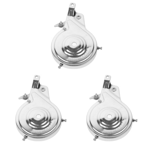 3Pièces Assemblage Tambour Résistant Aluminium Argent 2