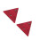 2Pièces Triangles De Routière Rouge En Plastique Résistant 5