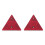 2Pièces Triangles De Routière Rouge En Plastique Résistant 4