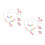 2Ensembles Bijoux Licorne Fille Collier Bracelet 5