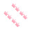 4Pièces Kit Ongles Silicone Rose Support Doigts Brosse Poudre 8